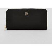 Tommy Hilfiger Soft Zip Around Wallet - Black