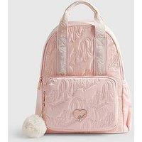 River Island Girls Ri Quilted Backpack - Pink