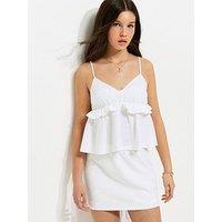 New Look 915 Clean Linen Skort - White