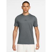 Nike Mens Crew Neck Stretch Training Dri-Fit T-Shirt - Black