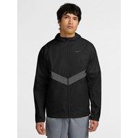 Nike Mens Running Miler Repel Therma-Fit Winterized Jacket - Black