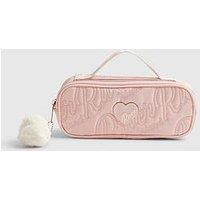 River Island Girls Ri Quilted Pencil Case - Pink