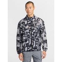 Nike Mens Running Stride Let Go Repel Uv Protection Jacket - Black