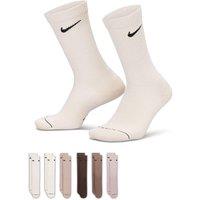 Nike Unisex Everyday Elevated 6 Pack Crew Socks