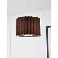 The Very Collection Small Knife Pleat Easy-Fit Light Shade With Diffuser