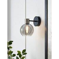 The Very Collection Smoked Glass Wall Light