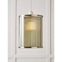 The Very Collection Ribbed Glass Wall Light