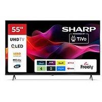 Sharp Hm5245K 55-Inch 4K Ultra Hd Qled Smart Tv With Freely- 4T-C55Hm5245Kb