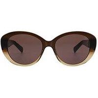 Karen Millen Butterfly Sunglasses - Brown