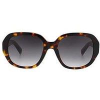 Karen Millen Oversized Sunglasses - Brown