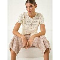 Roman Floral Print Frayed Edge Ankle Jean