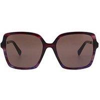 Karen Millen Oversized Sunglasses - Purple