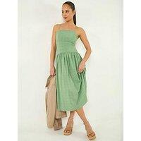 Roman Petite Strappy Drop Waist Dress