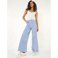 Roman Dusk Stripe Wide Leg Jeans