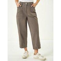 Roman Petite Pocket Front Cropped Jeans