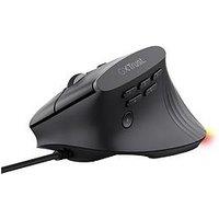 Trust Gxt145 Rexxa Egronomic Vertical Rgb Gaming Mouse With Programmable Buttons For Pc/ Laptop