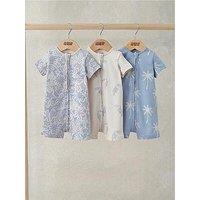 Mamas & Papas Baby Boys 3 Pack Toucan Rompers - Multi