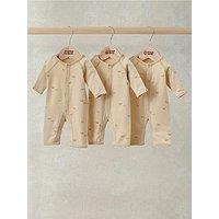 Mamas & Papas Baby Unisex 3 Pack Duckling Premature Rompers
