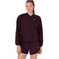 Asics Womens Running Nagino Run Adjustable Jacket - Brown