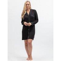 Cyberjammies Grace Black Revere Jersey L/Slv Nightshirt