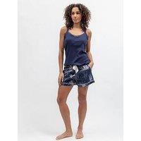 Cyberjammies Celestial Night Navy 2X2 Ribbed Jersey Strappy Hidden Support Vest
