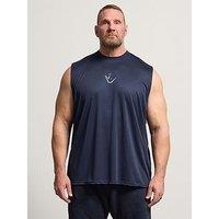 Badrhino Logo Detail Active Vest - Blue
