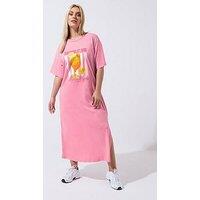 Yours Curve 'Beach Club' Long Graphic Dress