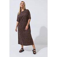 Yours Curve Leopard Print Maxi Dress