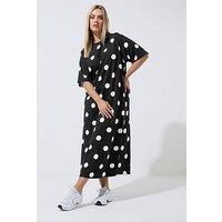 Yours Curve Polka Dot Maxi Dress