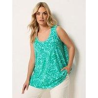 Yours Curve Whipstitch Swing Vest - Black