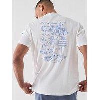 North Sails Summer Back Graphic T-Shirt - White