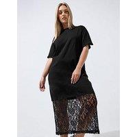 Yours Curve Cotton Lace Dress