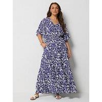 Yours Curve Textured Maxi Dress