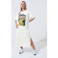 Yours Curve Tropical T-Shirt Dress
