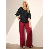 Long Tall Sally Gypsy Linen Top - Black