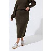 Yours Curve Knitted Skirt