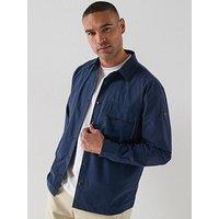 North Sails Long Sleeve Chest Pocket Overshirt - Navy