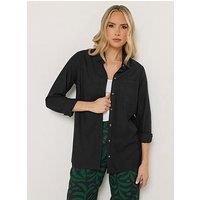 Long Tall Sally Sleeve Shirt - Black