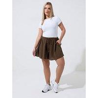 Yours Curve Cheesecloth Shorts