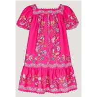 Monsoon Girls Ariella Heritage Dress - Pink