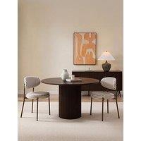 Dusk Mia Set Of 2 Dining Chairs - Cappuccino