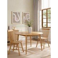 Dusk Harley Set Of 2 Dining Chairs - Light Wood
