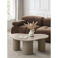 Dusk Evie Irregular Coffee Table - Taupe