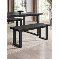 Dusk Harper Dining Bench - Black