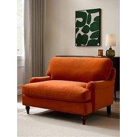Dusk Hampshire Loveseat - Bright Orange