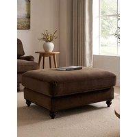 Dusk Hampshire Pouffe - Cappuccino