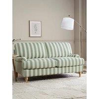 Dusk Hampshire 2 Seater Sofa - Green Stripe