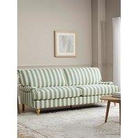 Dusk Hampshire 3 Seater Sofa - Green Stripe