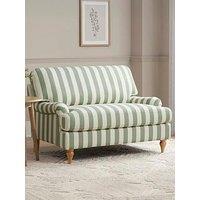 Dusk Hampshire Loveseat - Green Stripe