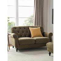 Dusk Hebden 2 Seater Sofa - Olive Green